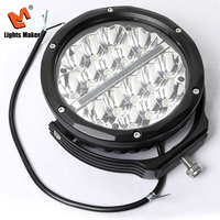 Projecteur LED pour camionnette 80W 7 pouces rond IP68 étanche 7000LM 9-32V Lampe de conduite Boîtier en aluminium 5948 Durable