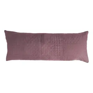 Almohada Decorativa Acolchada Rectangular Vianney Blush de 47 cm, Estilo Minimalista, Color Sólido, Relleno Textil - Product Image 1