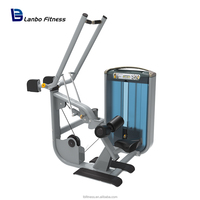 Machine à pulldown latéral à charges individuelles, équipement de musculation robuste pour le dos, idéal pour les salles de sport, clubs et entraînements de musculation