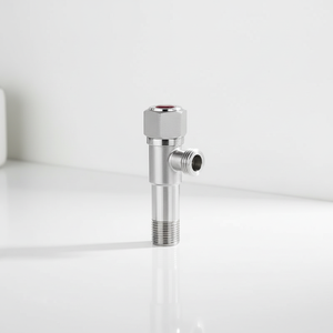 Robinet d'arrêt d'<span class=keywords><strong>angle</strong></span> moderne en laiton NES-KANE NES-1352 pour eau chaude et froide, avec diviseur de jet de <span class=keywords><strong>douche</strong></span> mural, accessoire de robinetterie de salle de bain facile à installer - Product Image 4