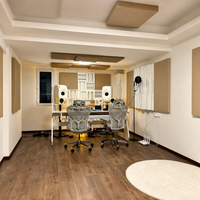 Panneaux acoustiques ignifuges pour studio d'enregistrement professionnel Soundbox, traitement acoustique, insonorisation, absorption du son, décoration murale