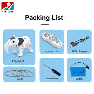 Robot elefante con <span class=keywords><strong>Control</strong></span> remoto inteligente, chasis de Robot inteligente, funciones de baile y canto, juguetes de programación electrónica para plástico - Product Image 4