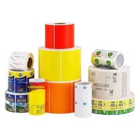 Étiquettes autocollantes colorées personnalisables en différentes formes (cercle, formes irrégulières)