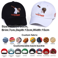 Casquette de baseball personnalisée en coton de haute qualité, avec logo brodé, douce, non structurée, réglable, style Dad Hat, 6 panneaux