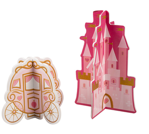 DAMAI - Juego de Vajilla Desechable para Fiesta de Princesas, Diseño de Castillo, Platos de Papel para Fiesta de Cumpleaños - Product Image 5