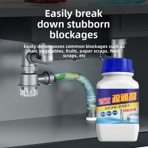 Agente Sturatubi per Pulizia di Scarichi e <span class=keywords><strong>WC</strong></span>, Previene Intasamenti Senza Danni alle Tubature, per Cucina e Bagno, Vendita Diretta dal Produttore - Product Image 2