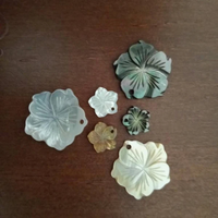 10mm,20mm,30mm sculpté vadrouille Hibiscus perles nacre Plumeria perles sculpté à la main vadrouille coquille fleur