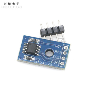 Módulo de memoria EEPROM AT24C256 I2C de 256Kbit para desarrollo de microcontroladores - Product Image 1