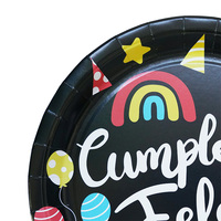 Assiettes et ensembles de vaisselle jetables écologiques Tongda pour les anniversaires, les mariages et les fêtes