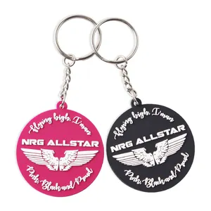 סיטונאי keychains עיצוב מותאם אישית שרשרת אותיות pvc