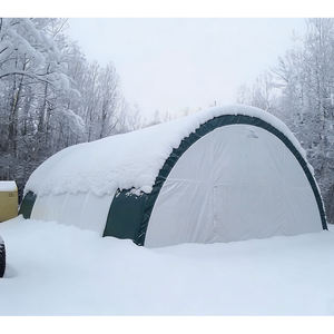 Tentes de stockage industrielles OEM/ODM, tentes d'entrepôt avec couverture en PVC et structure en acier pour la logistique et le stockage - Product Image 2