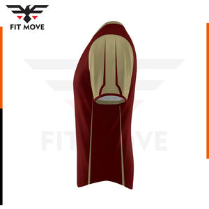 เสื้อเจอร์ซีย์เบสบอลแฟชั่นคอวีเสื้อเจอร์ซีย์แห้งเร็วใส่ได้ทั้งชายและหญิง - Product Image 5