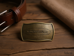 Fibbia Quadrata Grande in Lega Placcata Oro Antico 5.0cm - Product Image 2