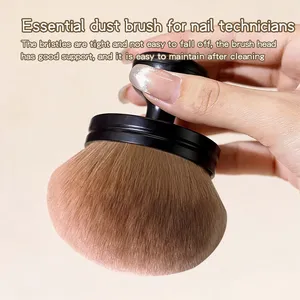 1PC Professionals <b>Nails</b> <b>Art</b> Mushroom <b>Brush</b> Short Grip Manicure Fluffy Duster Soft and Skin Friendly Single <b>Nail</b> Powder <b>Brush</b> - Product Image 5