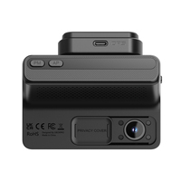 CPT Dual QHD Smart AI 4G LTE Simcard Car Dashcam Pemantauan Langsung 24 Jam 1080P Deteksi Radar WiFi GPS IR Penglihatan Malam Kartu TF