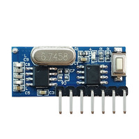 Nouveau stock – Nouveau module de réception sans fil RX480E-4 DC 3.3-5V 433Mhz avec décodage