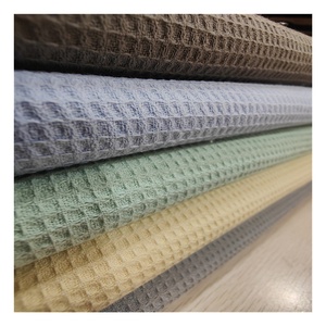 <span class=keywords><strong>Tessuto</strong></span> Waffle in cotone 100% <span class=keywords><strong>per</strong></span> <span class=keywords><strong>accappatoi</strong></span>, pigiami - Product Image 1
