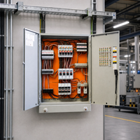 Boîtier de distribution d'alimentation mural certifié CE, basse tension 380V 200A, en acier inoxydable pour commande électrique