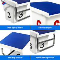 Banc de départ de compétition standard international Fenlin pour piscines et accessoires pour plateforme de saut et départ en natation