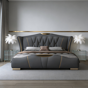 <span class=keywords><strong>Letto</strong></span> Matrimoniale King Size <span class=keywords><strong>con</strong></span> Contenitore, Disponibile in Varie Misure, Design Moderno e Lussuoso 180x200 per Mobili da Camera da <span class=keywords><strong>Letto</strong></span>, Letti Imbottiti di Lusso - Product Image 2