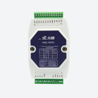 Modul DAQ Kontak Basah 4-Ch, Input Analog 4-Ch, Output Relay 4-Ch, Modbus RTU RS-485 untuk Otomasi Industri