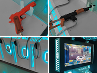 Simulateur de tir VR, machine de jeu d'arcade SF VM05, équipement de jeu de réalité virtuelle pour 4 joueurs, pour enfants et adultes, centres de jeux