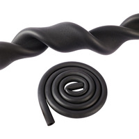 Isolation de tuyauterie en mousse de caoutchouc ignifuge écologique moderne avec fonction insonorisante pour les systèmes de climatisation et de réfrigération HVAC
