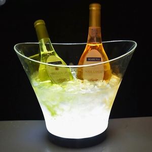 Seau à glace ovale personnalisé 6L en acrylique RGB avec LED pour Moët & Chandon - Product Image 4