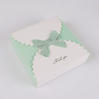Boîte à cadeau neutre avec fleur savon, couleur imprimée de bonbons, bijoux, en carton, pliable, personnalisé, vente en gros