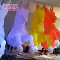 Déguisement de cheval gonflable blanc, licorne, fait main, étanche