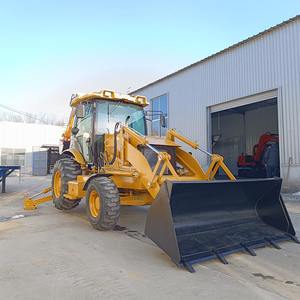 उच्च गुणवत्ता वाला छोटा मिनी फ्रंट एंड अल्ट्रा प्रो टॉप स्पीड आर्टिकुलेटेड डीजल बैकहो लोडर चार पहिया स्टीयरिंग बैकहो लोडर - Product Image 4