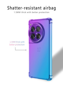 Sản phẩm hot 1.5 mét dày với Hatter đầy đủ Bảo vệ điện thoại Bìa TPU Gradient màu điện thoại trường hợp đối với OnePlus 12 - Product Image 5