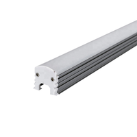 Perfil LED de aluminio para montaje en superficie, luz lineal con efecto de sombra para techo, iluminación lineal para yeso.
