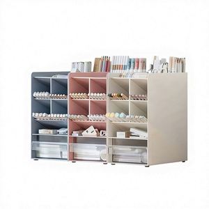 OEM/ODM <b>Large</b> Capacity 5-Layer Desktop <b>Storage</b> Rack With Drawer <b>Plastic</b> <b>Storage</b> <b>Containers</b> for School Living Room Home Office - Product Image 1