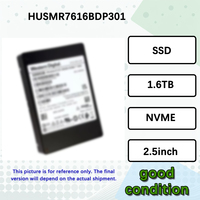 قرص صلب من نوع HUSMR7616BDP301 SN200 بسعة 1.6 تيرابايت، مقاس 2.5 بوصة، من نوع U.2 NVME SSD.