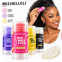 Cire coiffante en stick pour cheveux, tenue forte, contrôle des bords, anti-frisottis, lissante, marque privée, OEM ODM, vente en gros