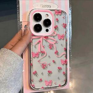 Funda para Teléfono con Lazo Floral, Estética para iPhone 17 16 15 14 13 12 11 Pro Max X Plus XR XS, Protección Móvil - Product Image 4
