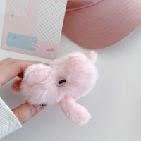 Étui pour écouteurs en peluche Kawaii en gros pour AirPods 1 2 3 4 Pro Pro2 Pro3 – Housse de protection mignonne et moelleuse antichoc – Cadeau pour filles