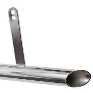 Silenciador de Tubo de Escape <span class=keywords><strong>Cromado</strong></span> de Alto Rendimiento HIAORS para Motor de Bicicleta Motorizada de 2 Tiempos 50cc 66cc 80cc 100cc - Product Image 6