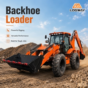 Chargeuse-pelleteuse LOGWAY pour la <span class=keywords><strong>recrutement</strong></span> de concessionnaires, avec moteur Euro V en option et fonctionnement multifonctionnel pour le creusement de fossés profonds - Product Image 1