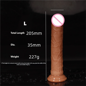 Grand Dildo Réaliste en Silicone Souple avec Texture de Peau, Dildos pour Femmes, Ventouse Flexible, Dildo <span class=keywords><strong>Extra</strong></span> Large et Géant, Jouet Sexuel Adulte - Product Image 2