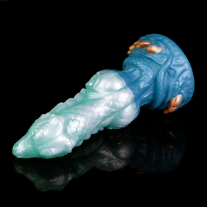 Jinlin Drake Fantasy Dragon Inflatable <b>Silicone</b> Dildo with Strong Suction Cup Multi Purpose Design for Women and Anal Play - Product Image 3