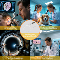 Haute Qualité 1MP OV9734 Micro 3.3mm Mini LED Endoscope Caméra Capteur Module Nouveau Professionnel Caméra Image Caméra Capteurs