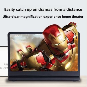 Loupe <span class=keywords><strong>d</strong></span>'<span class=keywords><strong>écran</strong></span> de téléphone Yling F12, support vidéo 3D <span class=keywords><strong>pour</strong></span> haut-parleur, lentille grossissante pliable <span class=keywords><strong>pour</strong></span> <span class=keywords><strong>tablette</strong></span>, haute <span class=keywords><strong>d</strong></span>éfinition, grand format en plastique - Product Image 4