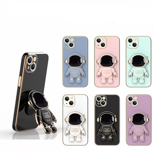 Funda de teléfono de lujo con soporte de astronauta 3D para <span class=keywords><strong>iPhone</strong></span> <span class=keywords><strong>14</strong></span> - Product Image 4