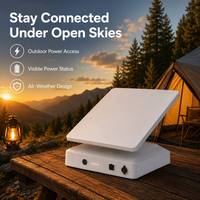 Batterie externe Starlink Mini d'origine 245,7 Wh 76800 mAh à charge rapide Li-Polymère, recharge sans fil, IP65, 2-en-1