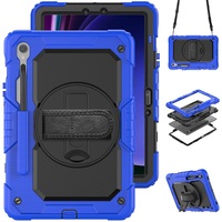 Étui de protection antichoc et antidérapant pour tablette Samsung Galaxy Tab S9, S9 FE et S10 FE 11 pouces avec sangle de transport main-épaule