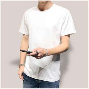 เสื้อยืดผู้ชายสีเขียวทึบลายผลไม้ออร์แกนิคแห้งเร็วไซส์ใหญ่พิเศษพิมพ์ลาย - Product Image 5