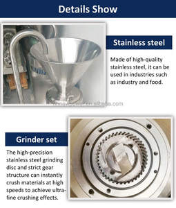 Máquina Multifuncional para Hacer Mantequilla de Frutos Secos y Leche Vegetal (Soja, Maíz, Almendras, Cacahuetes) - Equipo de Uso Comercial - Product Image 5