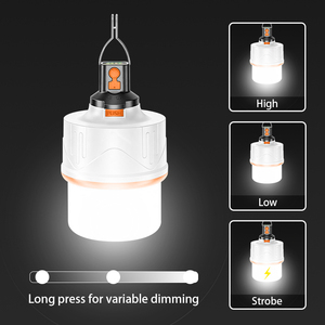 Lampe de signalisation <span class=keywords><strong>LED</strong></span> 50W avec batterie amovible, indice de protection IP65, chargeur USB d'urgence pour le camping - Product Image 2